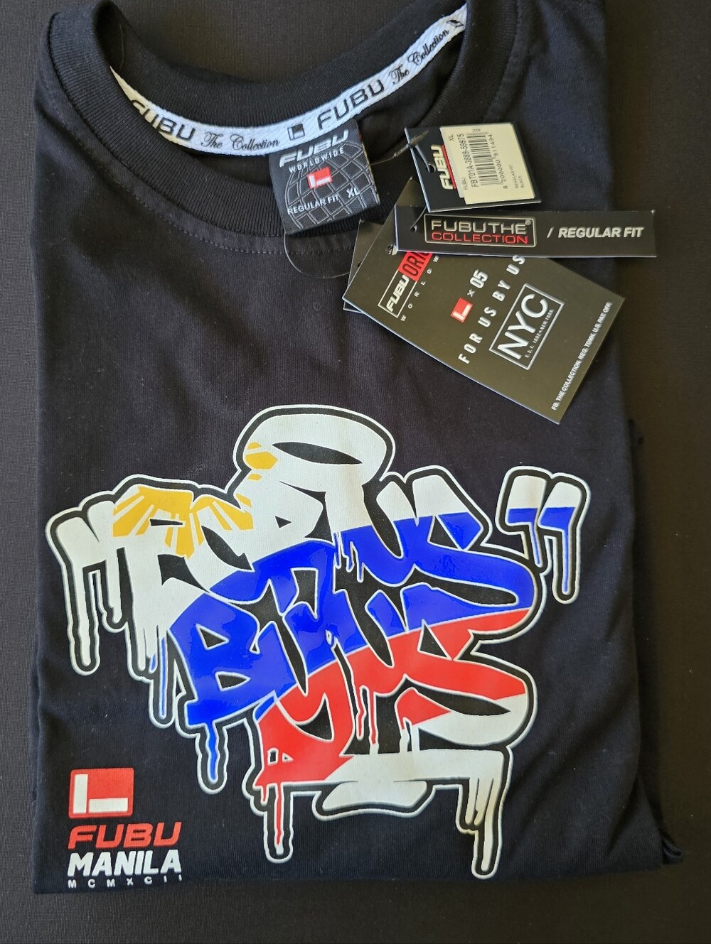 FUBU Philippines Shirt 100% Cotton - XL